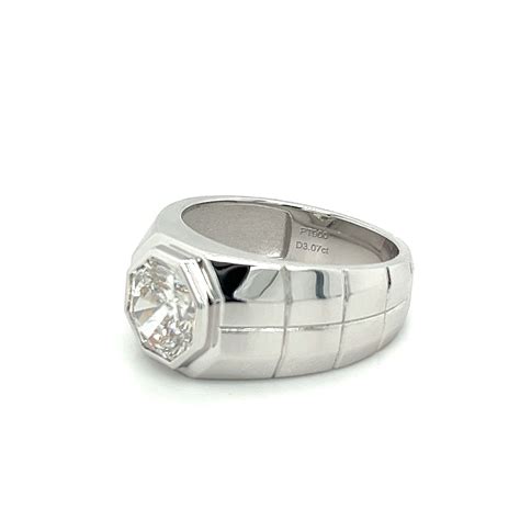 cartier silver mens ring|cartier men's solitaire rings.